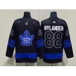 Men's Toronto Maple Leafs #88 William Nylander Black X Drew House Inside Out Stitched Jersey