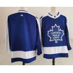 Men's Toronto Maple Leafs Blank Royal Blue 2021 Retro Stitched NHL Jersey