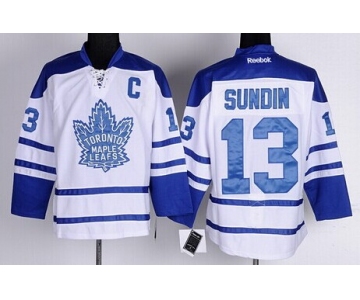 Toronto Maple Leafs #13 Mats Sundin White Third Jersey