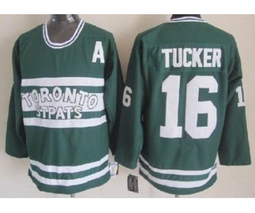 Toronto Maple Leafs #16 Darcy Tucker Green Throwback CCM Jersey