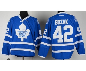Toronto Maple Leafs #42 Tyler Bozak Blue Jersey