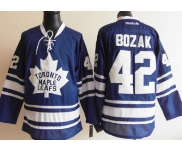 Toronto Maple Leafs #42 Tyler Bozak Blue Third Jersey