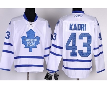Toronto Maple Leafs #43 Nazem Kadri White Jersey