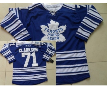 Toronto Maple Leafs #71 David Clarkson 2014 Winter Classic Blue Jersey