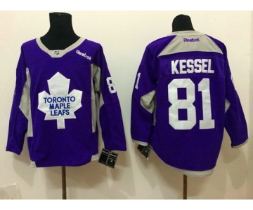 Toronto Maple Leafs #81 Phil Kessel 2014 Training Purple Jersey