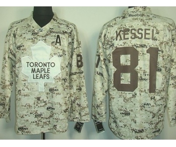 Toronto Maple Leafs #81 Phil Kessel White Camo Jersey