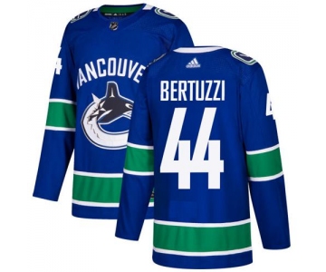 Adidas Vancouver Canucks #44 Todd Bertuzzi Blue Home Authentic Stitched NHL Jersey