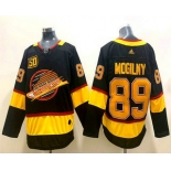 Men's Vancouver Canucks #89 Alexander Mogilny Black 50th Season Adidas Stitched NHL Jersey