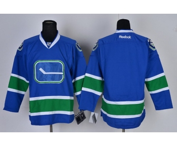 Vancouver Canucks Blank Blue Third Jersey
