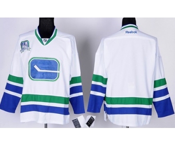 Vancouver Canucks Blank White Third Jersey