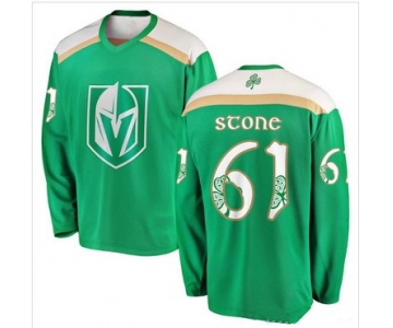 Vegas Golden Knights #61 Mark Stone Green 2019 St. Patrick's Day Adidas Jersey