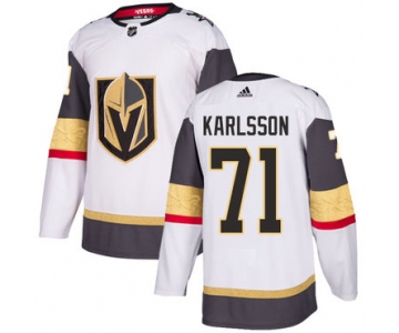 Adidas Golden Knights #71 William Karlsson White Road Authentic Stitched NHL Jersey