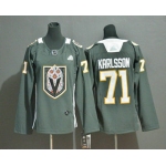 Women's Vegas Golden Knights #71 William Karlsson Gray Dia De Los Muertos Adidas Jersey