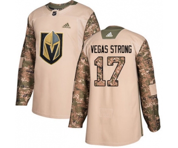 Adidas Golden Knights #17 Vegas Strong Camo Authentic 2017 Veterans Day Stitched NHL Jersey