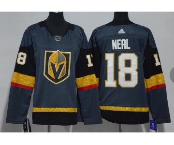 Adidas Golden Knights #18 James Neal Grey Home Authentic Stitched NHL Jersey