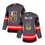Men's Vegas Golden Knights #6 Colin Miller Gray Drift Fashion Jersey