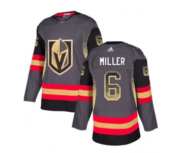 Men's Vegas Golden Knights #6 Colin Miller Gray Drift Fashion Jersey
