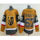 Men's Vegas Golden Knights #67 Max Pacioretty Gold 2020-21 Alternate Stitched Adidas Jersey