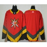 Men's Vegas Golden Knights Blank Red Adidas 2020-21 Alternate Authentic Player NHL Jersey