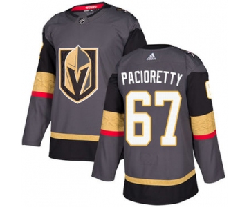 Vegas Golden Knights #67 Authentic Max Pacioretty Gray Adidas NHL Home Men's Jersey