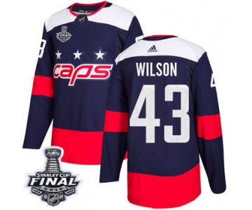 Adidas Capitals #43 Tom Wilson Navy Authentic 2018 Stadium Series Stanley Cup Final Stitched NHL Jersey