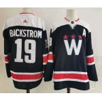 Men's Washington Capitals #19 Nicklas Backstrom NEW Navy Blue Adidas Stitched NHL Jersey