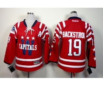 Washington Capitals #19 Nicklas Backstrom 2015 Winter Classic Red Kids Jersey