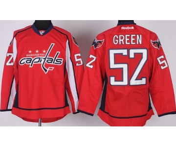 Washington Capitals #52 Mike Green Red Jersey