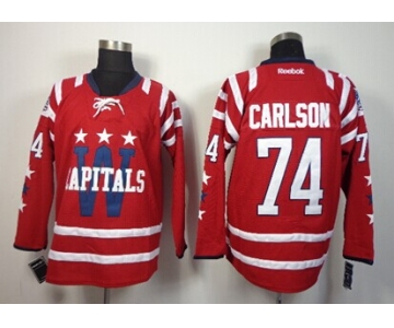 Washington Capitals #74 John Carlson 2015 Winter Classic Red Jersey