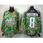 Washington Capitals #8 Alex Ovechkin 2014 Camo Jersey