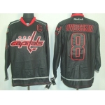Washington Capitals #8 Alex Ovechkin Black Ice Jersey