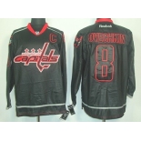 Washington Capitals #8 Alex Ovechkin Black Ice Jersey