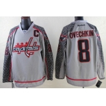 Washington Capitals #8 Alex Ovechkin Charcoal Gray Jersey