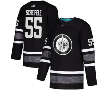 Jets #55 Mark Scheifele Black Authentic 2019 All-Star Stitched Hockey Jersey