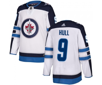 Adidas NHL Winnipeg Jets #9 Bobby Hull Away White Authentic Jersey