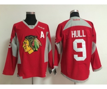 Chicago Blackhawks #9 Bobby Hull 2014 Training Red Jersey