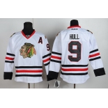 Chicago Blackhawks #9 Bobby Hull White Jersey