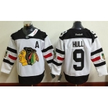 Men's Chicago Blackhawks #9 Bobby Hull Reebok White 2016 Stadium Series Premier Jersey