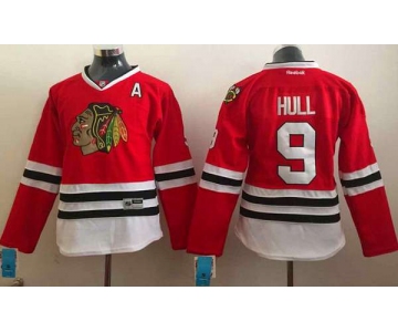 Women's Chicago Blackhawks #9 Bobby Hull Red Jersey