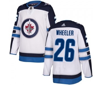 Adidas NHL Winnipeg Jets #26 Blake Wheeler Away White Authentic Jersey