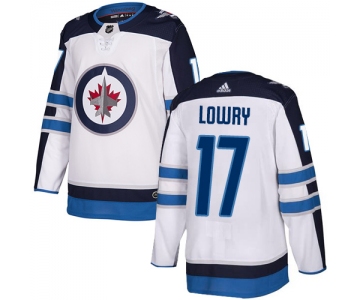Adidas NHL Winnipeg Jets #17 Adam Lowry Away White Authentic Jersey