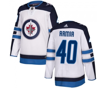 Adidas NHL Winnipeg Jets #40 Joel Armia Away White Authentic Jersey