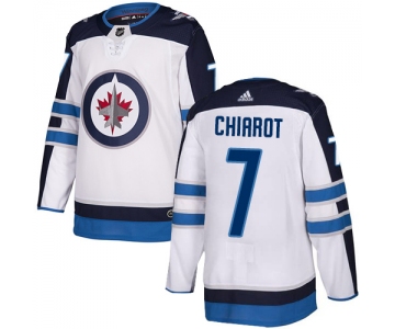 Adidas NHL Winnipeg Jets #7 Ben Chiarot Away White Authentic Jersey