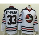 Men's Winnipeg Jets #33 Dustin Byfuglien White 2017 Winter Classic Stitched NHL Reebok Hockey Jersey