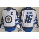 Winnipeg Jets #16 Andrew Ladd White Jersey