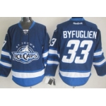 Winnipeg Jets #33 Dustin Byfuglien 2012 Blue Ice Caps Jersey