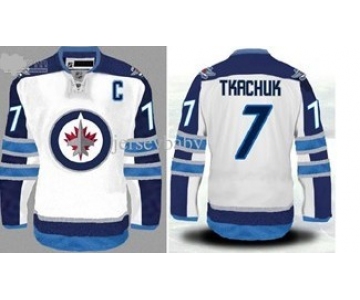 Winnipeg Jets #7 Keith Tkachuk White Jersey