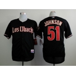 Arizona Diamondbacks #51 Randy Johnson 2015 Black Cool Base Jersey