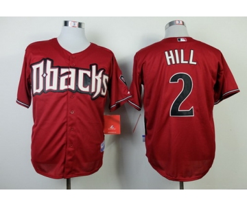 Arizona Diamondbacks #2 Aaron Hill Red Jersey