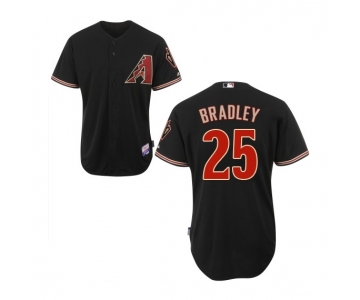 Arizona Diamondbacks #25 Archie Bradley Official Black Authentic Men's Majestic Alternate Home Cool Base MLB Jersey
